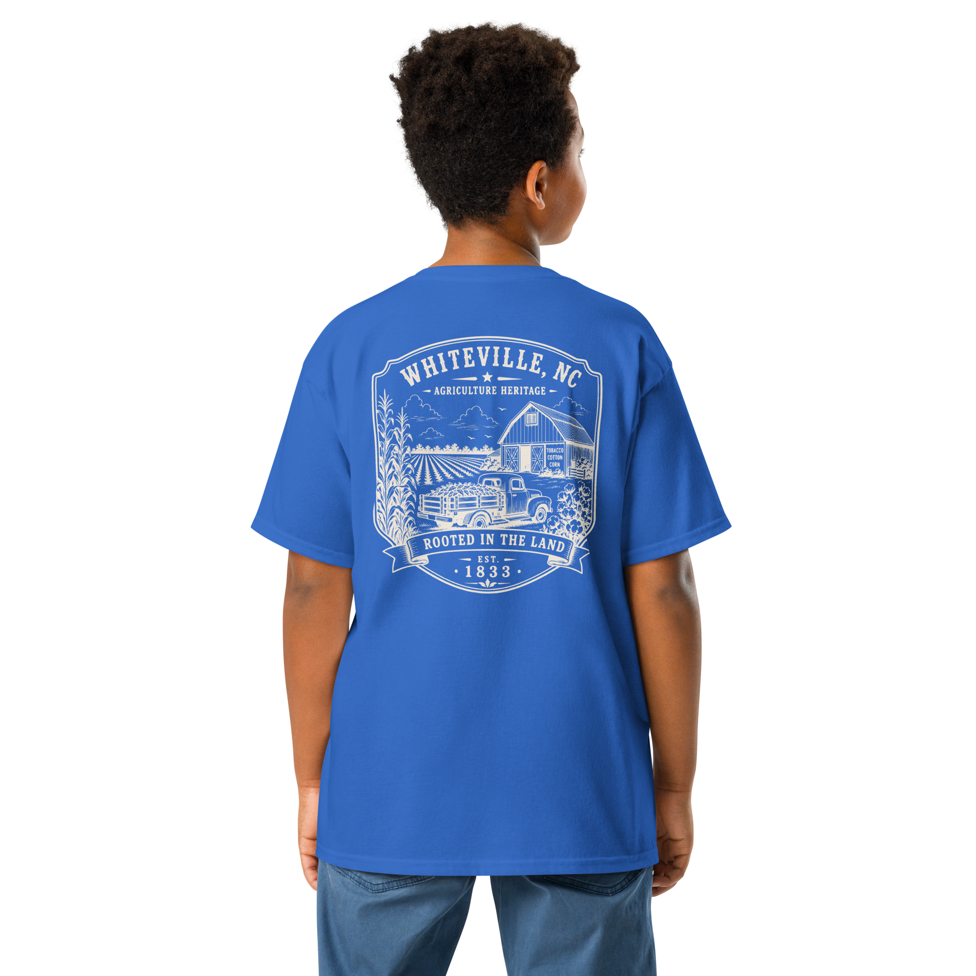 Whiteville, NC - Rooted In The Land - Youth Classic Tee