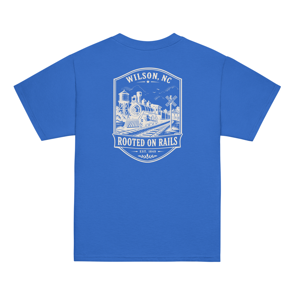 Wilson, NC - Rooted On The Rails - Youth Classic Tee
