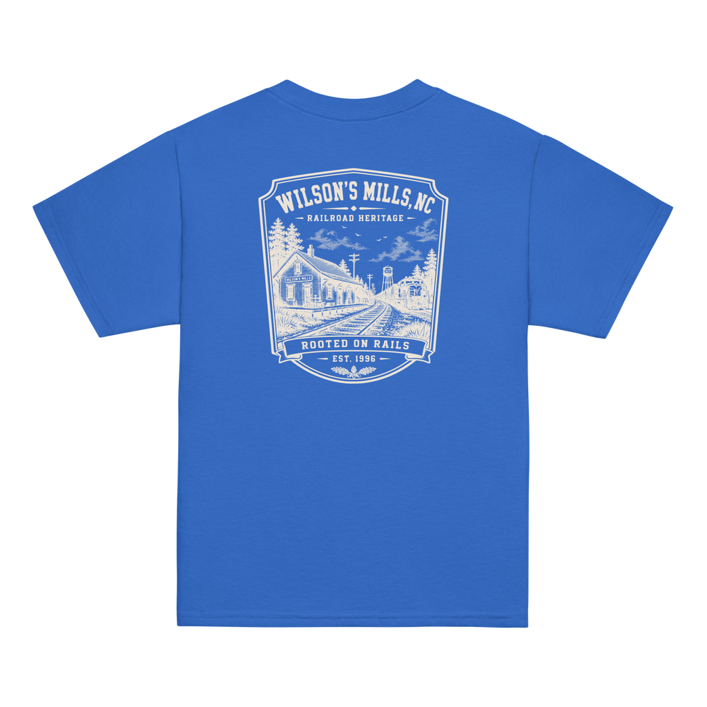 Wilson's Mills, NC - Rooted On Rails - Youth Classic Tee