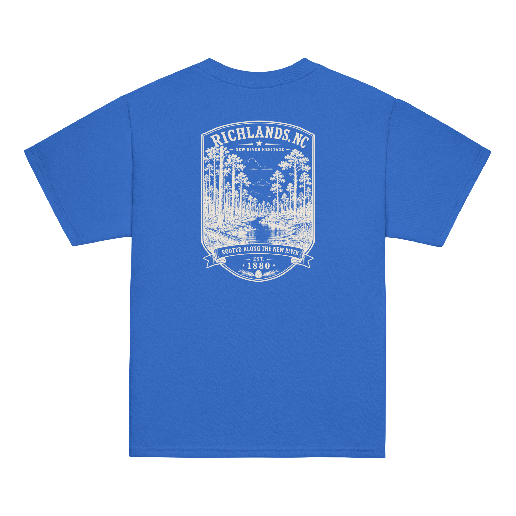 Richlands, NC - Rooted Along The New River - Youth Classic Tee