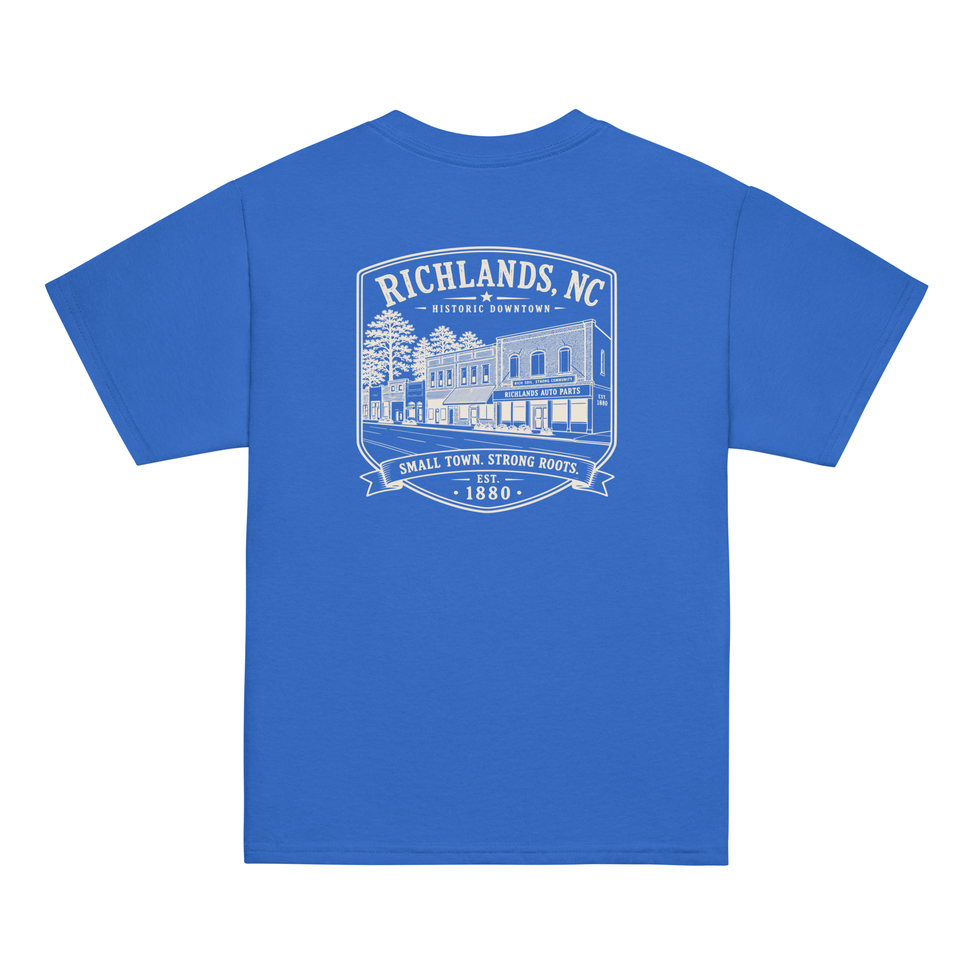 Richlands, NC - Small Town. Strong Roots - Youth Classic Tee