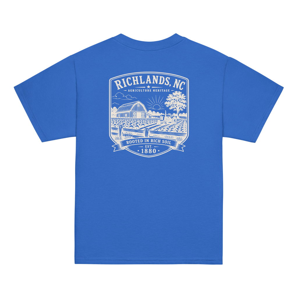 Richlands, NC - Rooted In Rich Soil - Youth Classic Tee