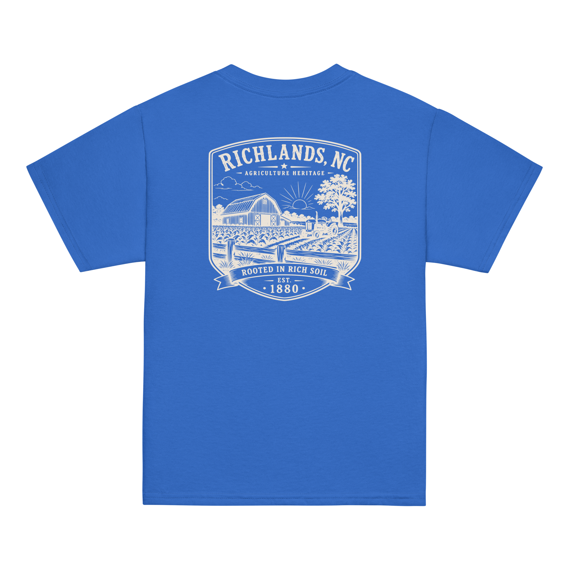 Richlands, NC - Rooted In Rich Soil - Youth Classic Tee