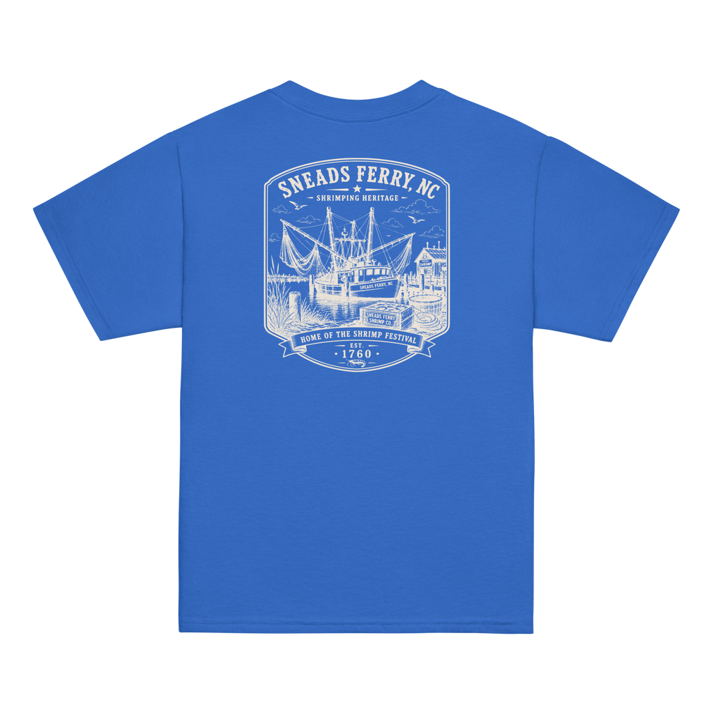 Sneads Ferry, NC - Shrimping Heritage - Youth Classic Tee
