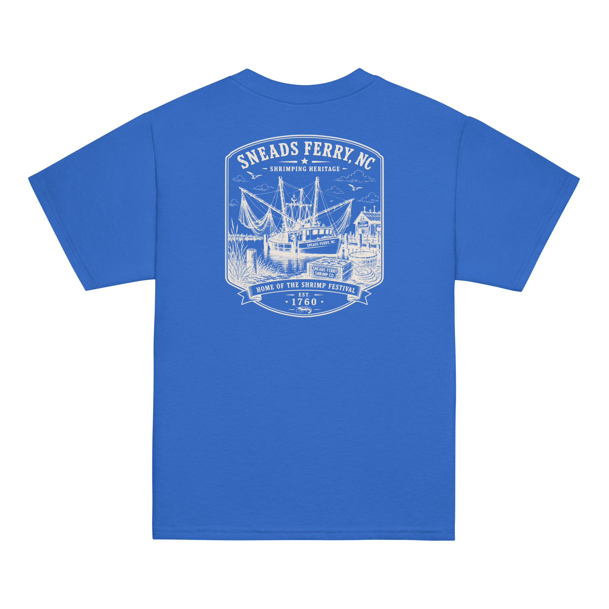 Sneads Ferry, NC - Shrimping Heritage - Youth Classic Tee